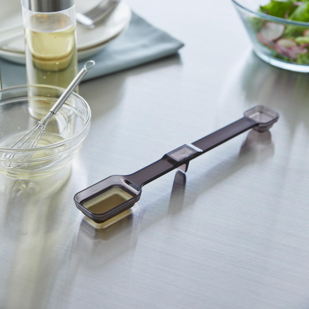 MESSLÖFFEL Tower 6924 1,8/22/3,5 cm - Schwarz, Kunststoff (22/1.8/3.5cm) - Yamazaki