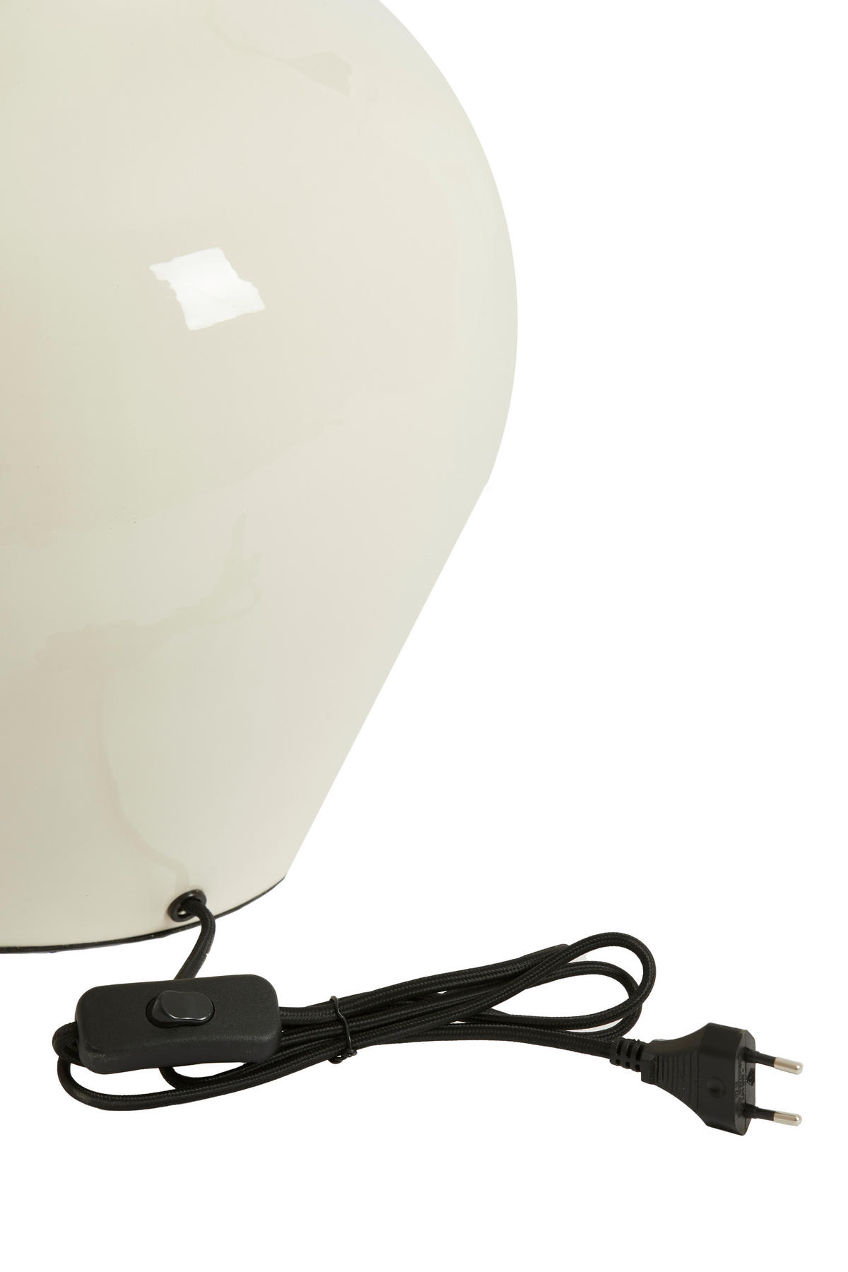 LAMPENSOCKEL Nana Weiß 33/33/51 cm - Weiß, Metall (33/33/51cm) - Light & Living