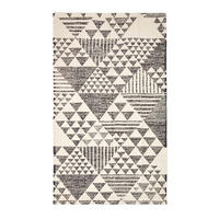 BAUMWOLLTEPPICH Delphi geometrisch 120/170 cm - Schwarz, Textil (120/170cm) - Homescapes