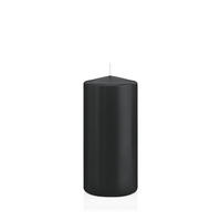 STUMPENKERZEN Schwarz Ø 68 x 150 mm, 12 Stück - Schwarz, Paraffin (7/15cm) - Wiedemann Kerzen
