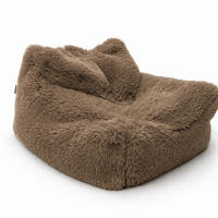 SITZSACK Mammoth flauschig - Braun, Textil (60/50/70cm) - MeowBaby