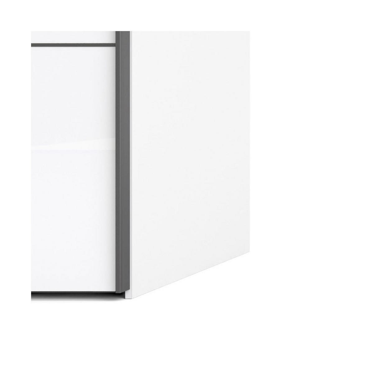 GARDEROBENSCHRANK weiß - Weiß, Holzwerkstoff (182/220/62cm) - ebuy24