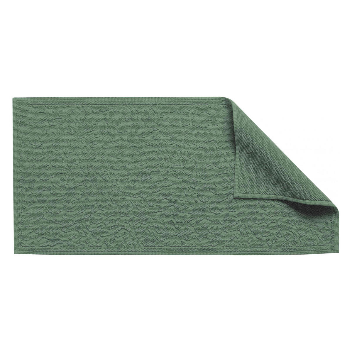 BADEMATTE Gilda thymian 54 x 110 cm - Grün, Textil (54/110cm) - Vivaraise