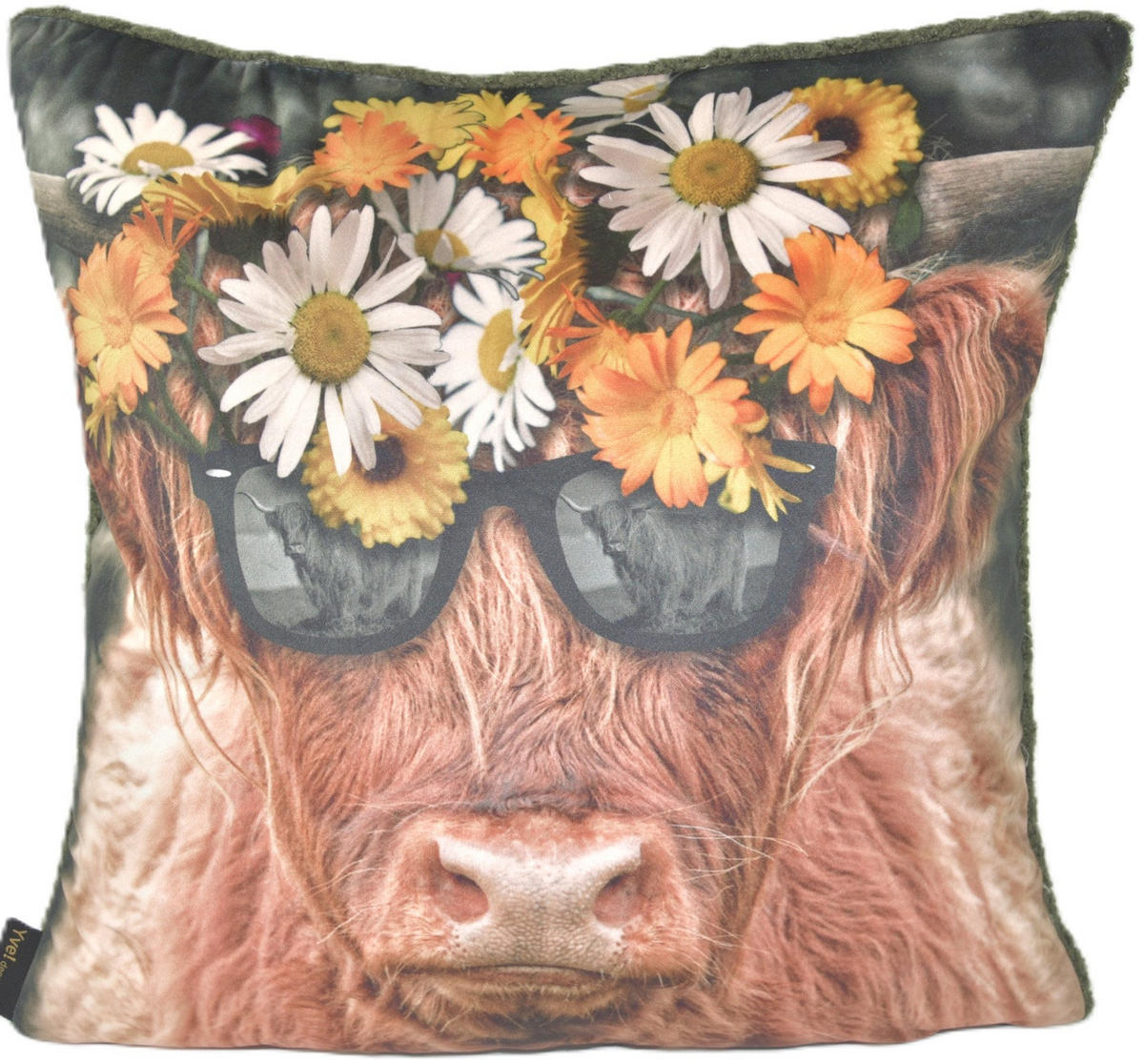 KISSENHÜLLE EL TORO - Multicolor, Textil (45/45cm) - Yve! decoration