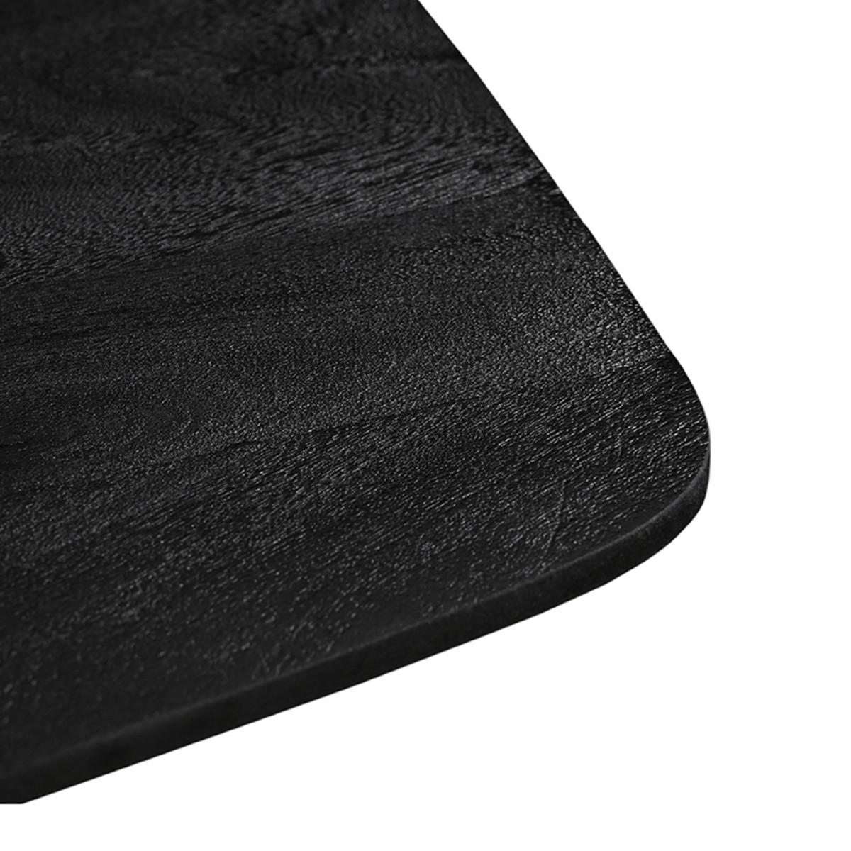 ESSTISCH Blake Schwarz 140/140/76 cm - Schwarz, Holz (140/140/76cm) - LABEL51