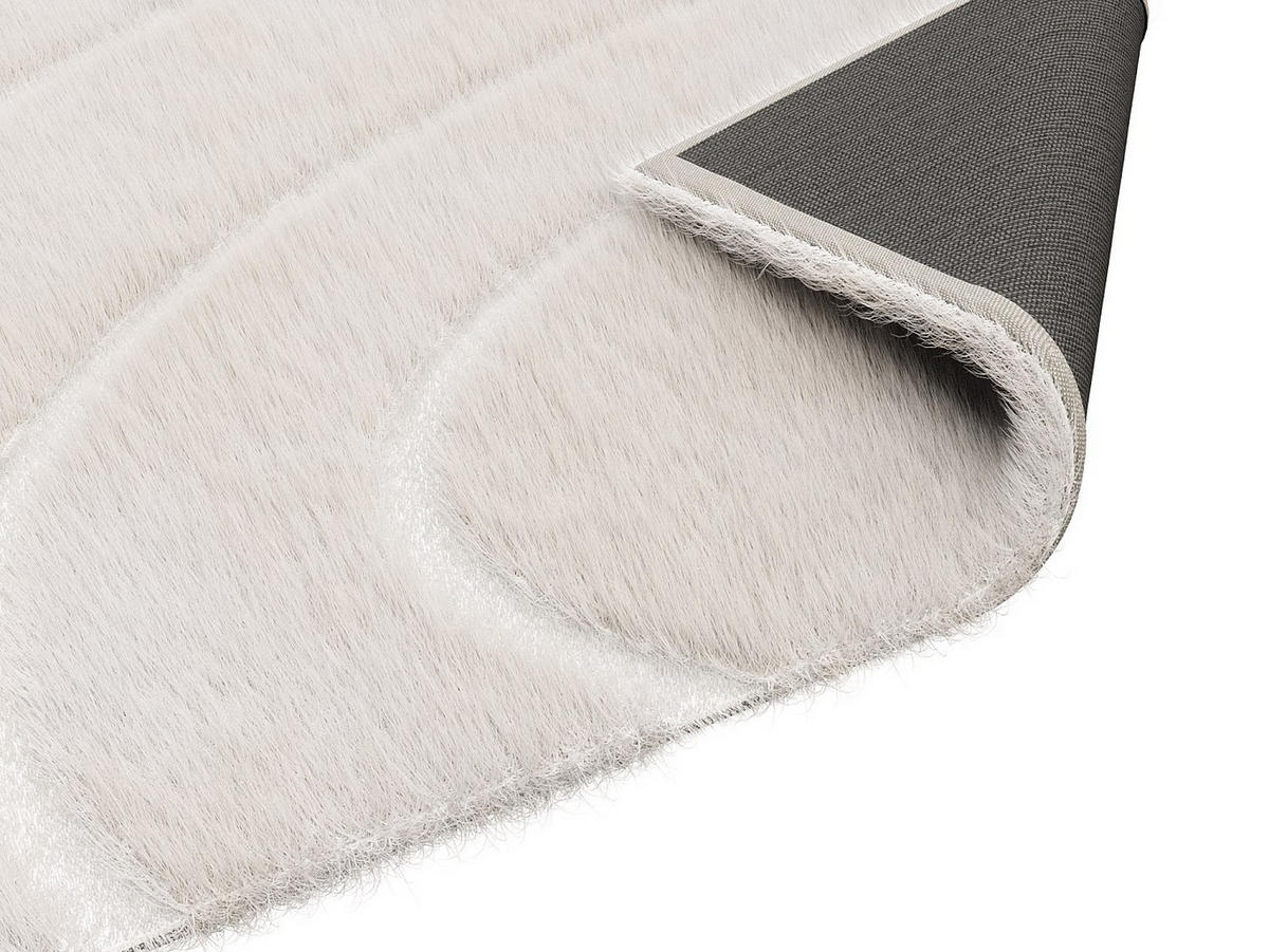 WOHNZIMMERTEPPICH - 160 cm x 120 cm - Stoff - Beige PAOLISI - Beige, Textil (160/120cm) - Vente-Unique