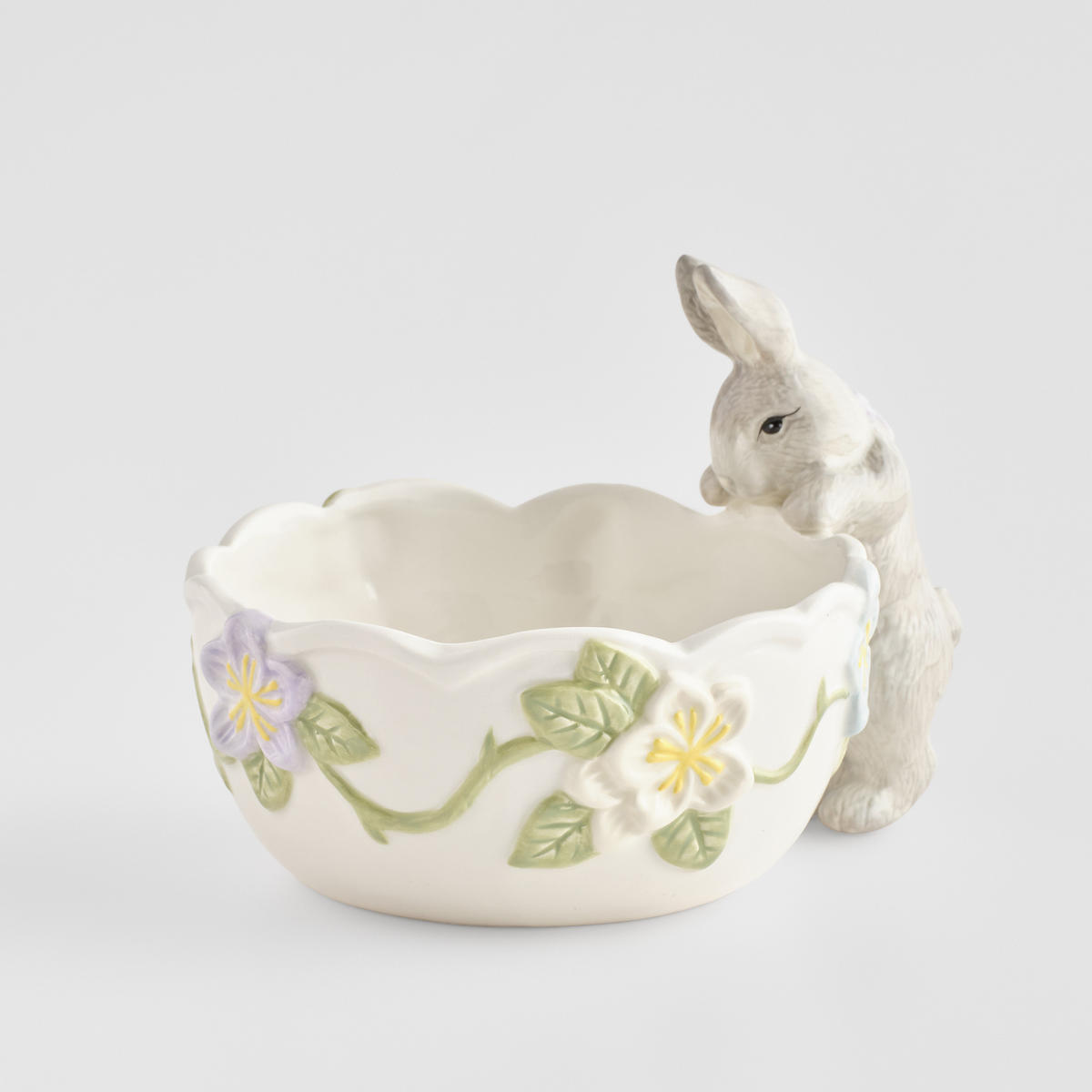 SCHALE Pasquile - Weiß, Stein (14cm) - home&you