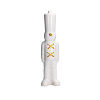 DEKORATIVE FIGUR Weiß 5/6.5/26 cm H226600006 - Weiß, Keramik (6.5/26/5cm) - Rituali Domestici 