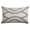 KISSEN Zeff Johan sturm 40 x 65 cm - Blau, Textil (40/65cm) - Vivaraise