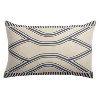 KISSEN Zeff Johan sturm 40 x 65 cm - Blau, Textil (40/65cm) - Vivaraise