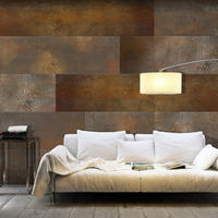 VLIESTAPETE Gold 100/70 cm - Goldfarben/Kupferfarben, Textil (100/1cm) - KUNSTLOFT