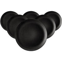 SPEISETELLER Liberty Velvet Black schwarz ø 27,9 cm 6er Set - Schwarz, Keramik (27.9cm) - Seltmann Weiden