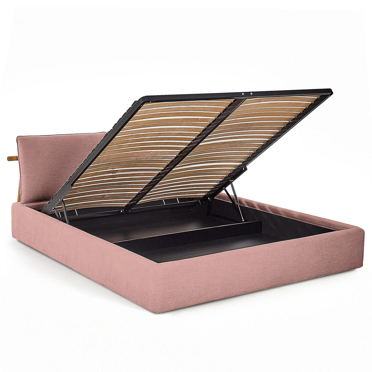 POLSTERBETT - Mauve, Textil (200/200cm) - home24