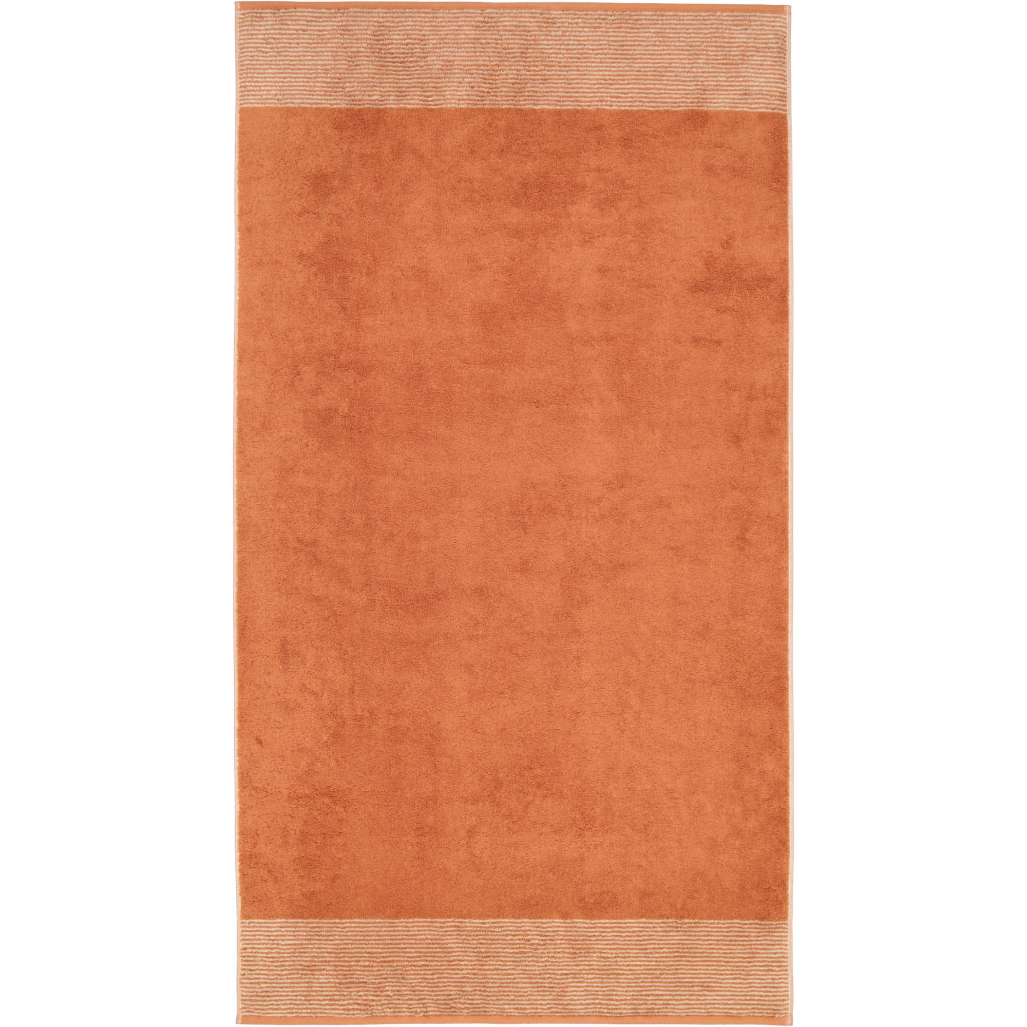 DUSCHTUCH LUXURY HOME TWO-TONE 590 KUPFER - 32 - Orange, Textil (80/150cm) - Cawoe