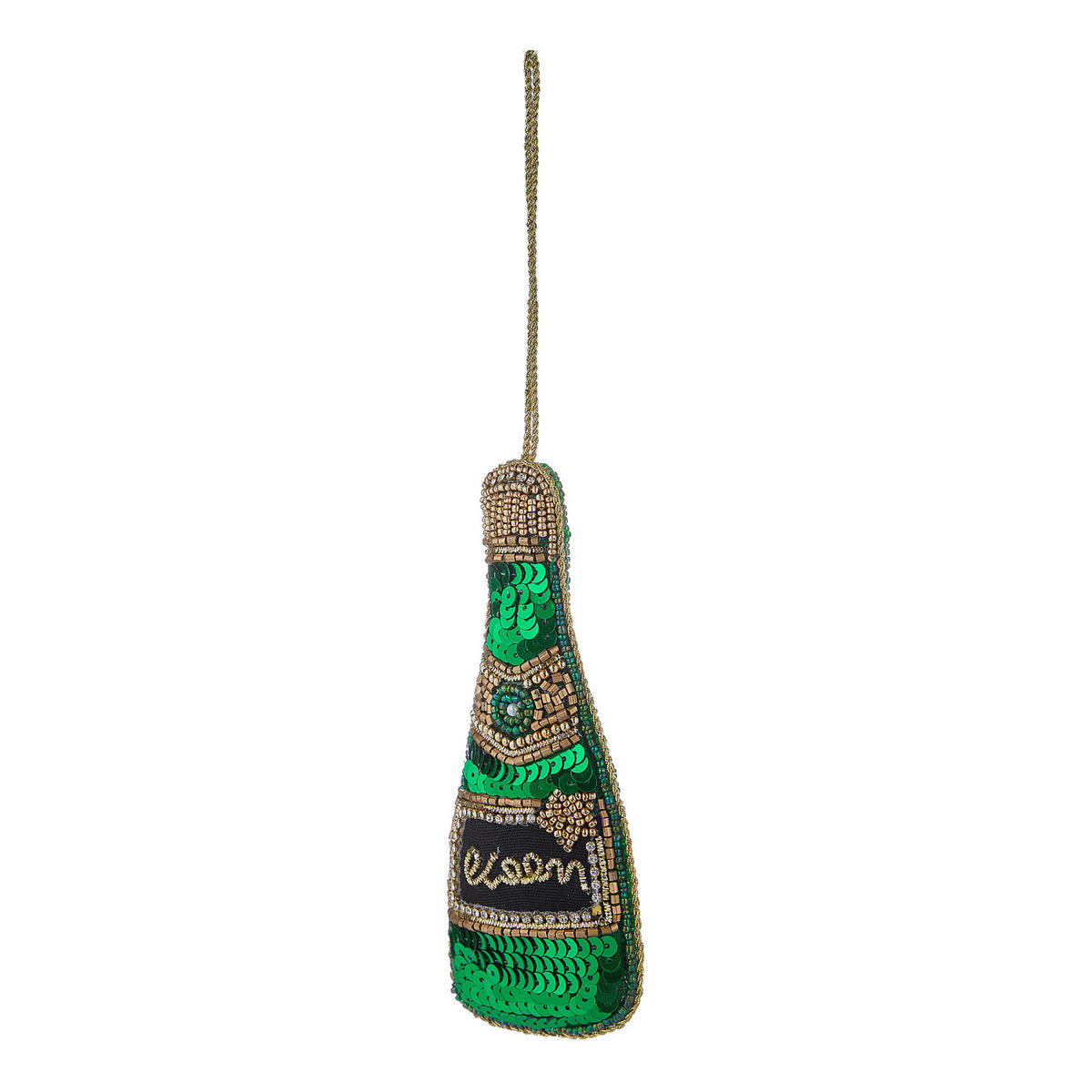BAUMANHÄNGER Hang On Ornamanet Cheers - Grün, Glas/Kunststoff (5/14/1cm) - Butlers