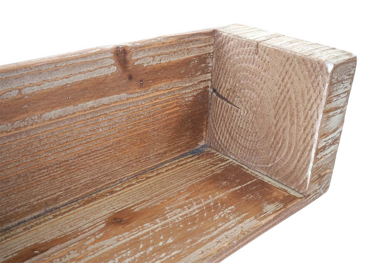 WANDREGAL Braun - Braun, Holz (84/19/18cm) - MCW