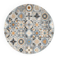 GLASPLATTE für Kamin Ø 60 cm - Grau, Glas (60/60/0.4cm) - TULUP