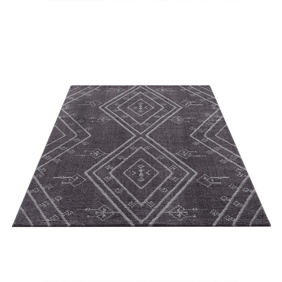 KURZFLOR-TEPPICH April 2291 Grau 140x200 cm - Grau, Textil (140/200cm) - carpet city