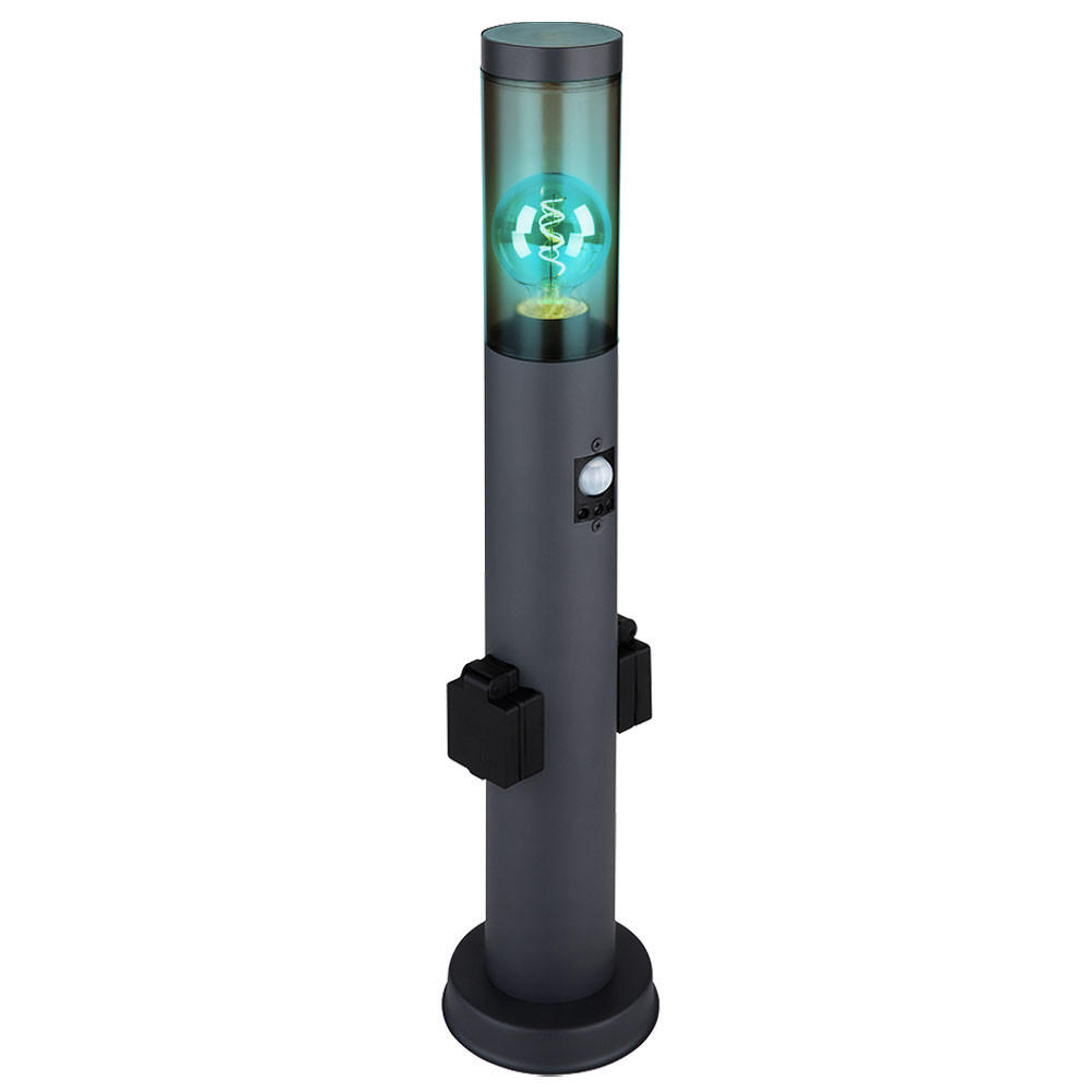 LED AUSSENLEUCHTE BOSTON Anthrazit - Anthrazit, Kunststoff (7.6/7.6/60cm) - Globo Lighting