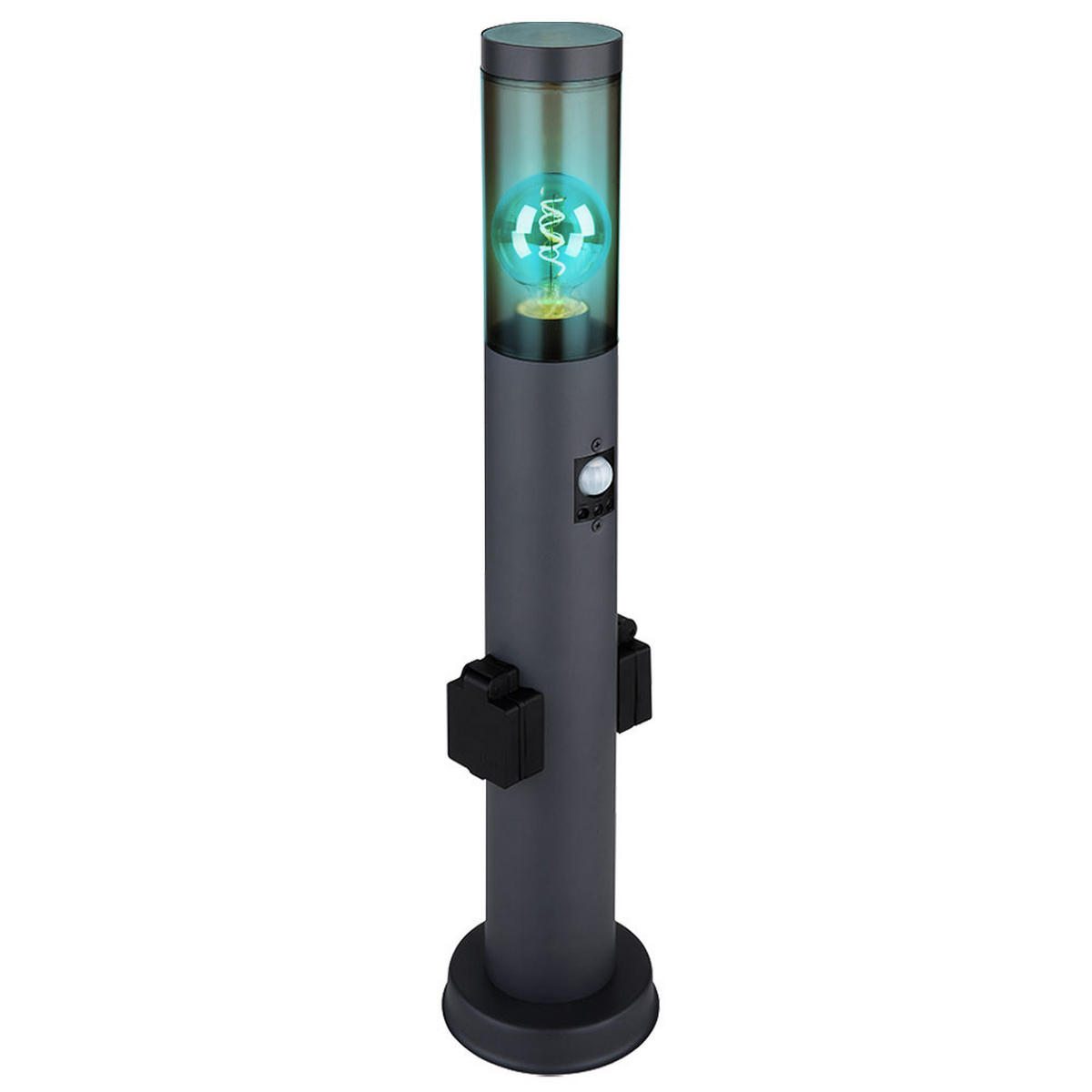 LED AUSSENLEUCHTE BOSTON Anthrazit - Anthrazit, Kunststoff (7.6/7.6/60cm) - Globo Lighting