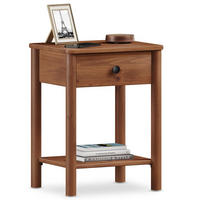 NACHTTISCH APOANA Kastanie - Kastanienfarben, Holz (45/55/35cm) - IDIMEX