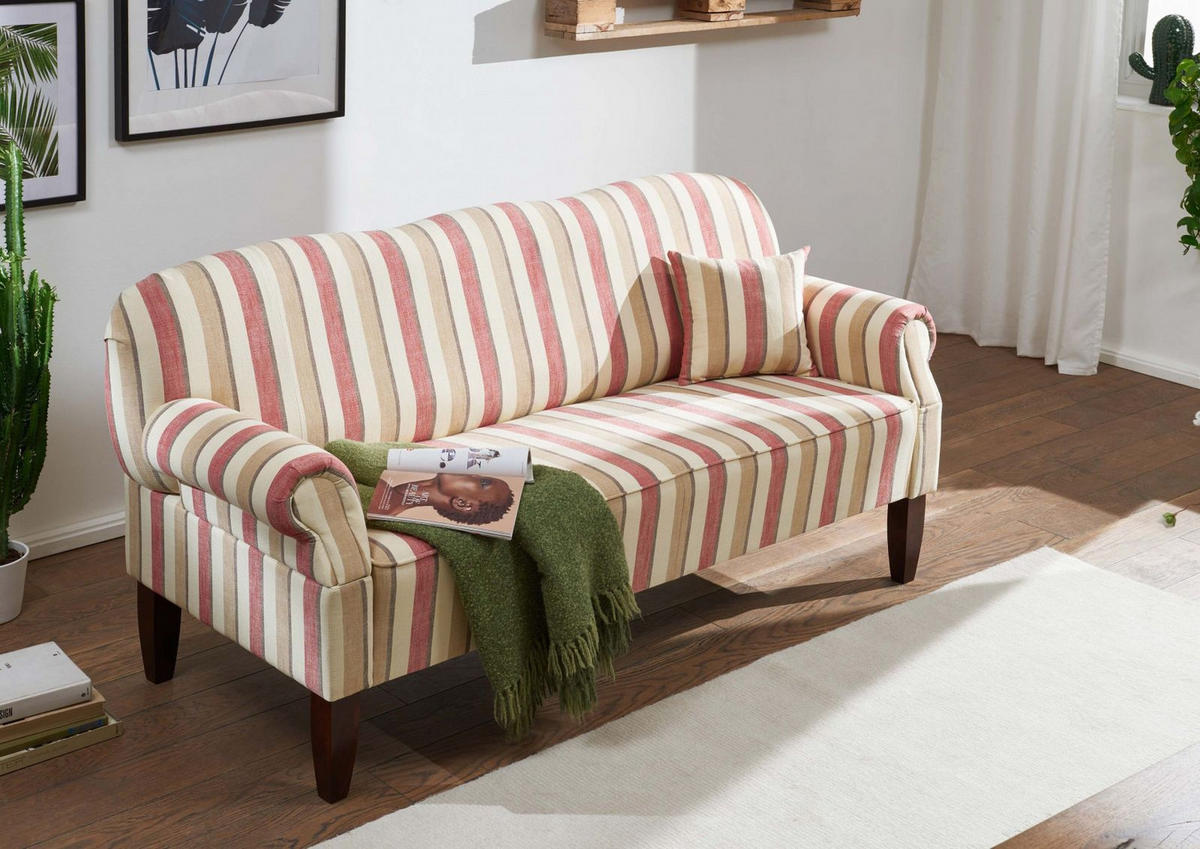 KÜCHENSOFA 188x78x97 gestreift EDINBURGH - Multicolor, Holz (188/97/78cm) - Massivmoebel24