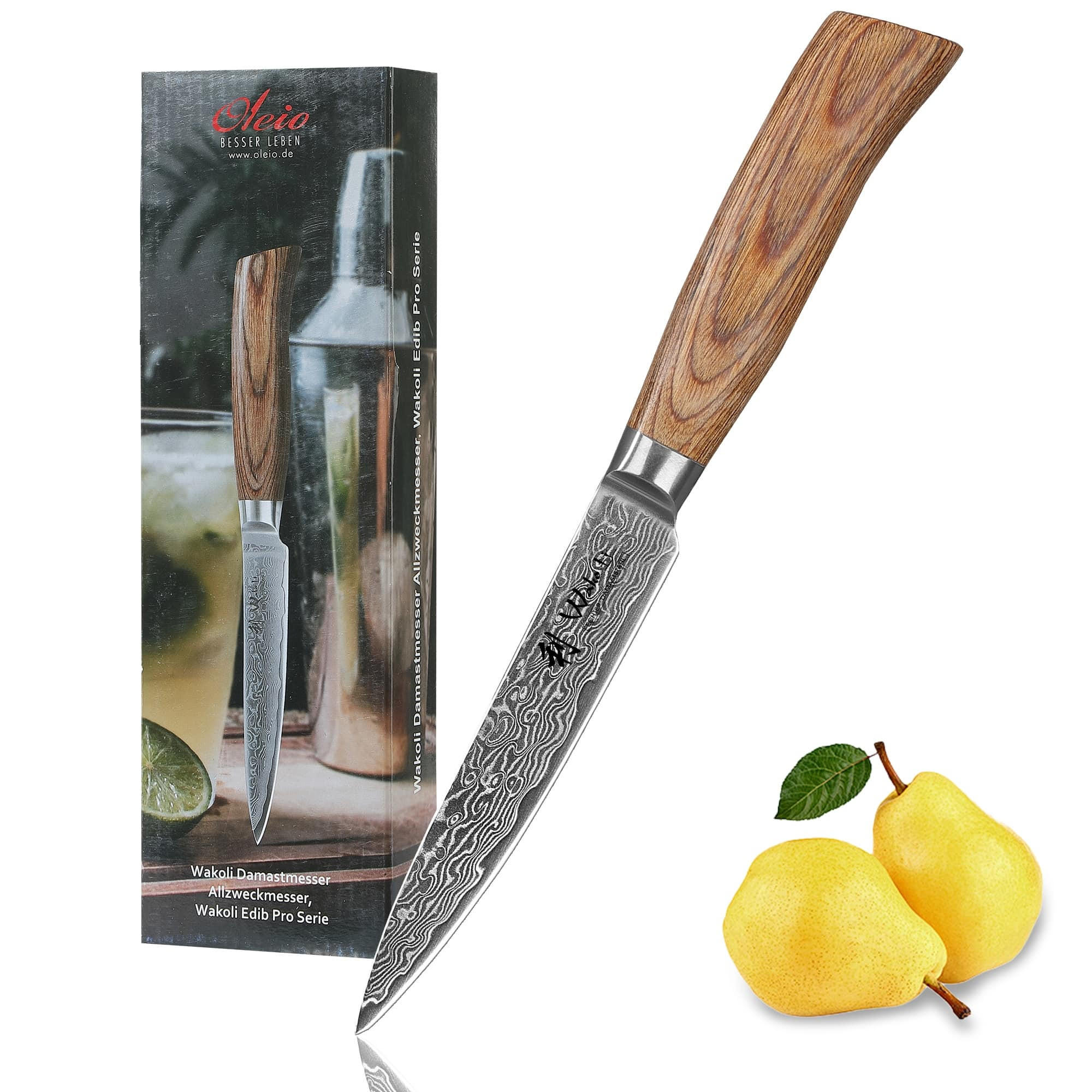 ALLZWECKMESSER 12 cm - Braun, Holz/Metall (24cm) - Wakoli