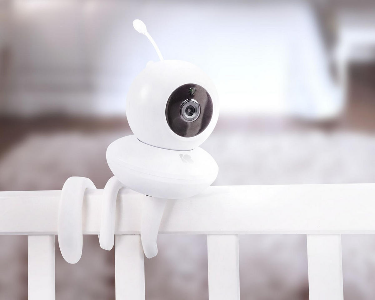 BABYPHONE Aneres weiß FHSS-Technologie, Schlaflieder, Nachtsicht, Alarm - Weiß, Kunststoff - Kikka boo