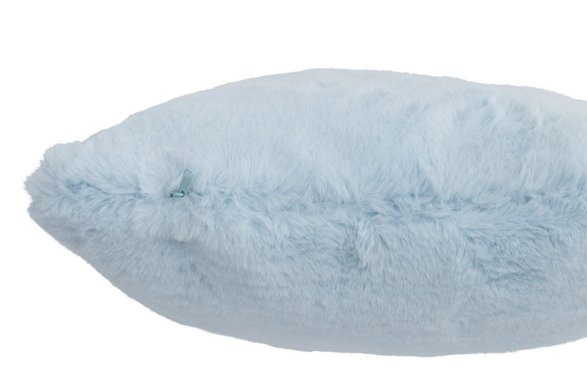 KISSEN CUTIE - Pelz - Blau - Blau, Fell (45/45cm) - J-Line