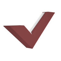 LED-WANDLEUCHTE - Rot, Metall (46/24/5cm) - Lumicom