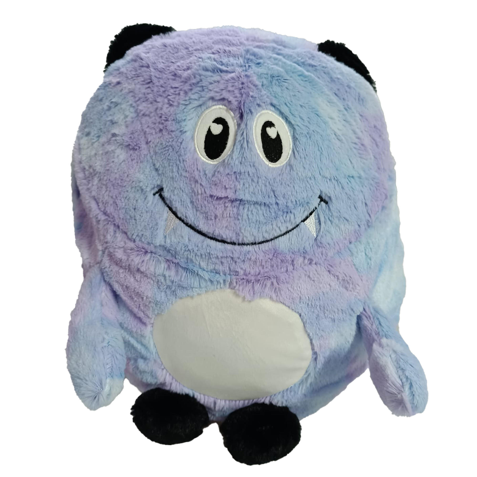 KUSCHELKISSEN Monster 45 cm Plüsch Kissen Tupfi - Hellblau, Textil (40/45cm) - TiborTex