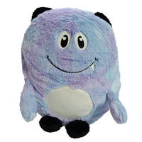 KUSCHELKISSEN Monster 45 cm Plüsch Kissen Tupfi - Hellblau, Textil (40/45cm) - TiborTex