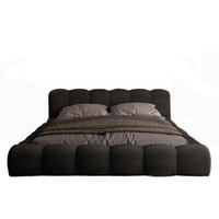 POLSTERBETT 140x200 ERMS Schwarz - Schwarz, Holzwerkstoff (140/200cm) - Compleo24