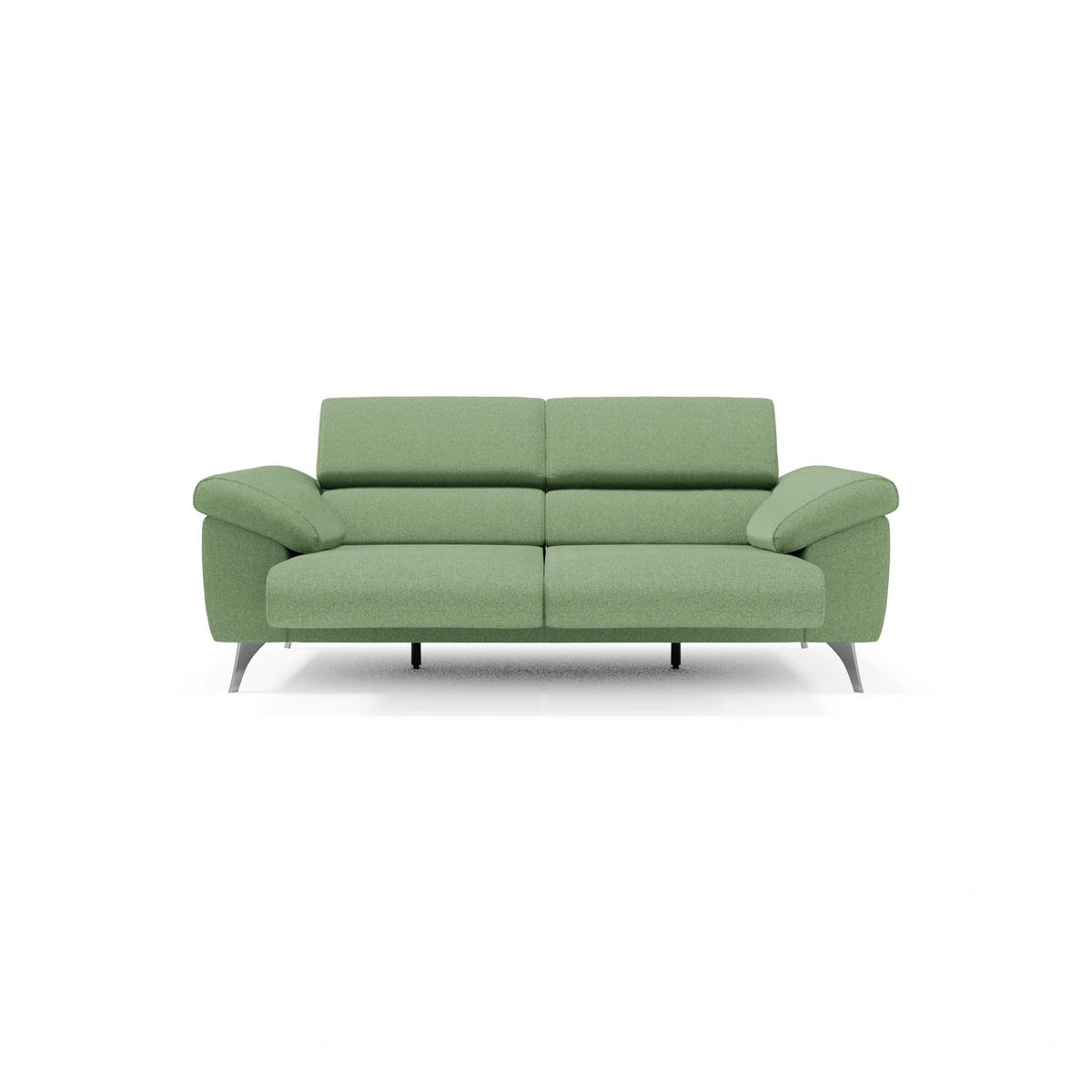 LINEARSOFA Donatello - Mintgrün, Metall (213/76/102cm) - Divani.store
