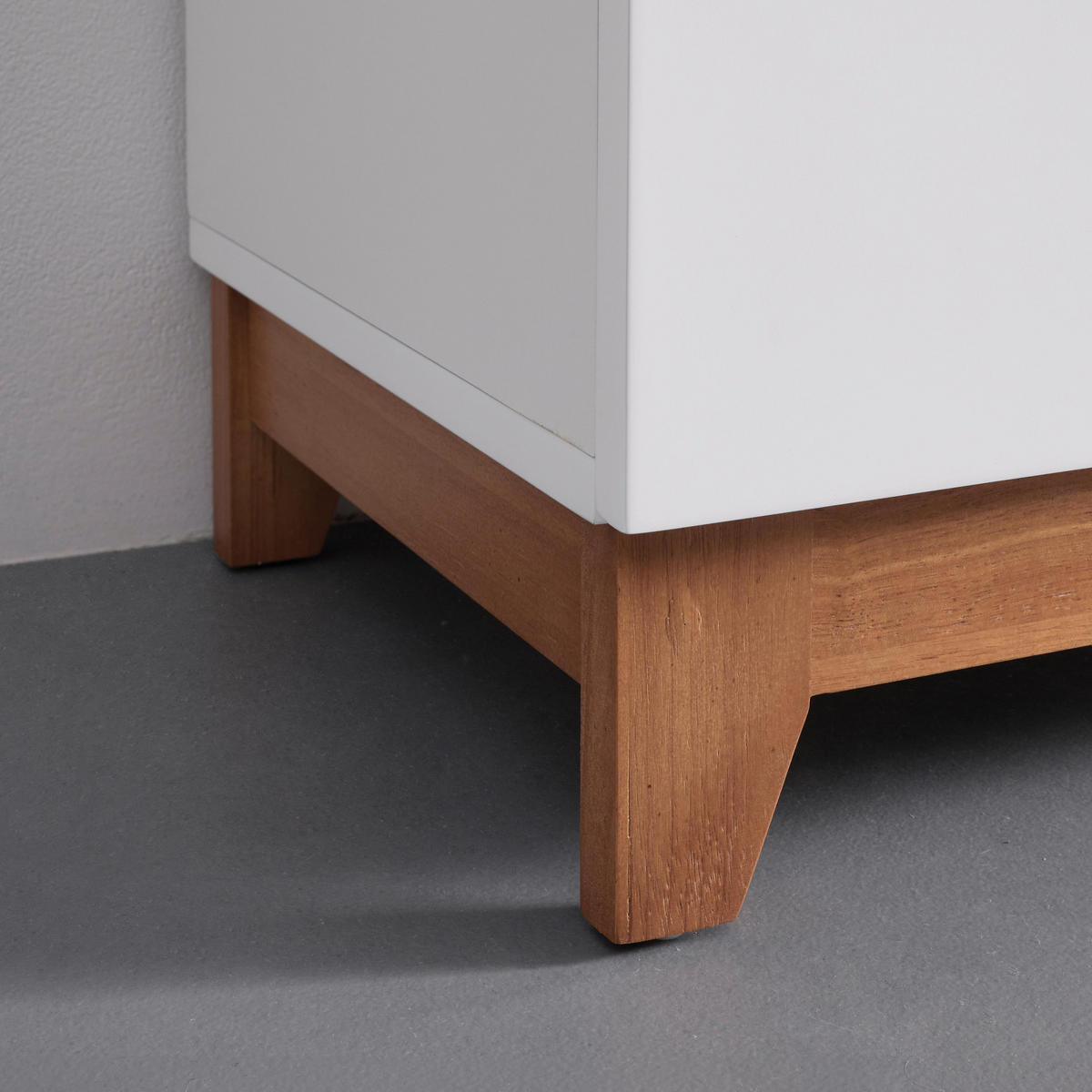 KINDERKOMMODE Danny Weiß/Grau MDF - Grau, Holz (60/70/34cm) - Bessagi Kids