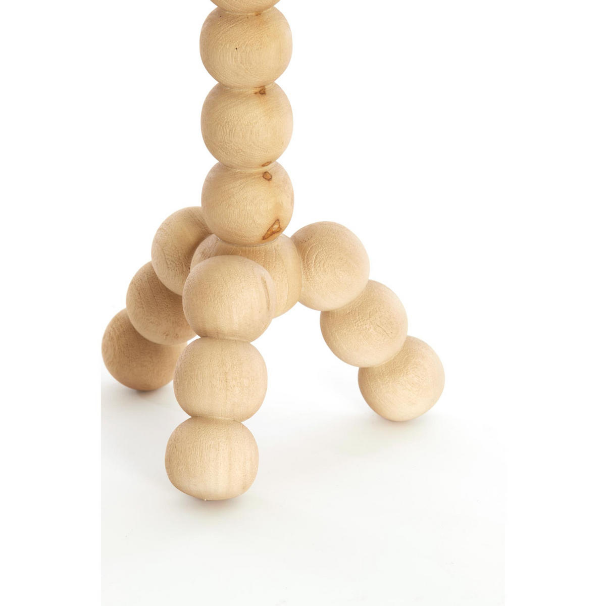 BEISTELLTISCH Veglio Natürlich 35/35/54 cm - Hellbraun, Holz (35/35/54cm) - Light & Living