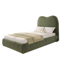 POLSTERBETT 90/200 cm aus Samt mit hydraulischem Stauraum Grün - Grün, Textil (90/200cm) - Modenvie