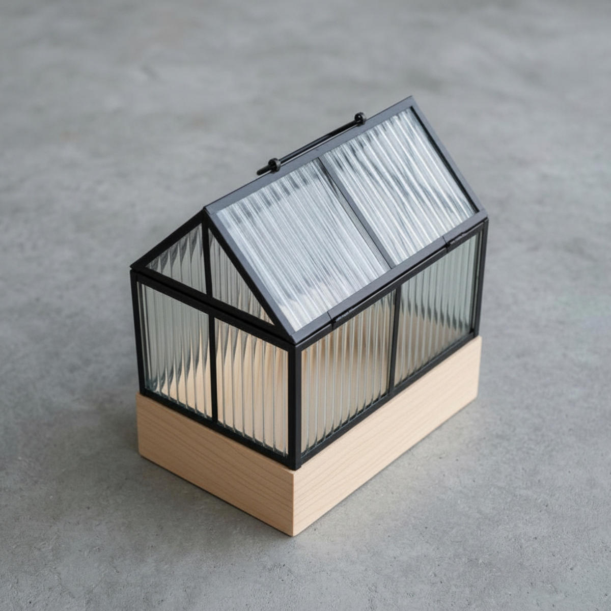 MINI-GEWÄCHSHAUS Kala Metall 30/26/18 cm - Transparent, Glas (18/30/26cm) - EDAXO