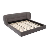 BETTRAHMEN - 2 Personen-Sitzer - Stoff - Grau - - Grau, Textil (236/230cm) - Vente-Unique