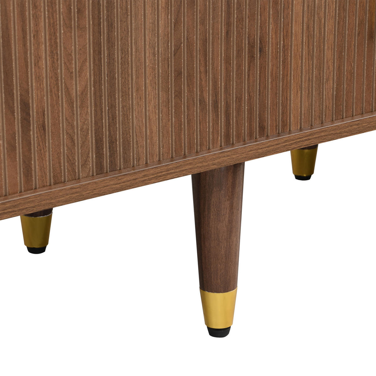 TV-ELEMENT mit Stauraum, 2 Schubladen und 2 Türen, Wohnzimmermöbel, Landhausstil - Braun, Holz/Holzwerkstoff (38/45/175cm) - GENKI LIVING