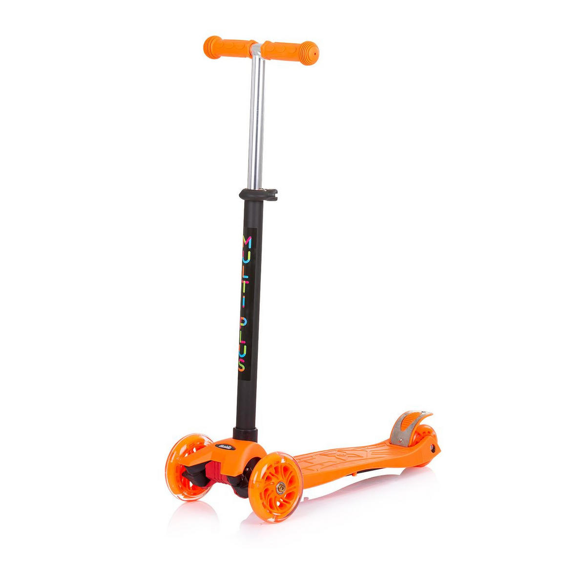 KINDERROLLER 3 in 1 Multi Plus orange 3 Räder, Laufrad, Roller, LED-Lichter - Orange, Metall (55/27/85cm) - Chipolino