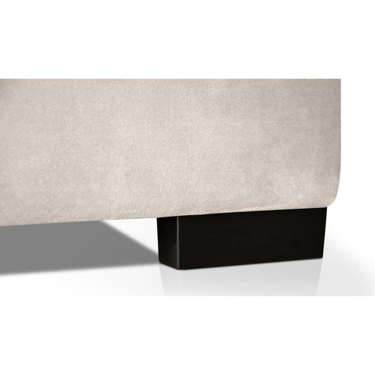 POLSTERBETT Eric 94/207/105 beige - Beige, Holzwerkstoff/Textil (90/200cm) - Beautysofa