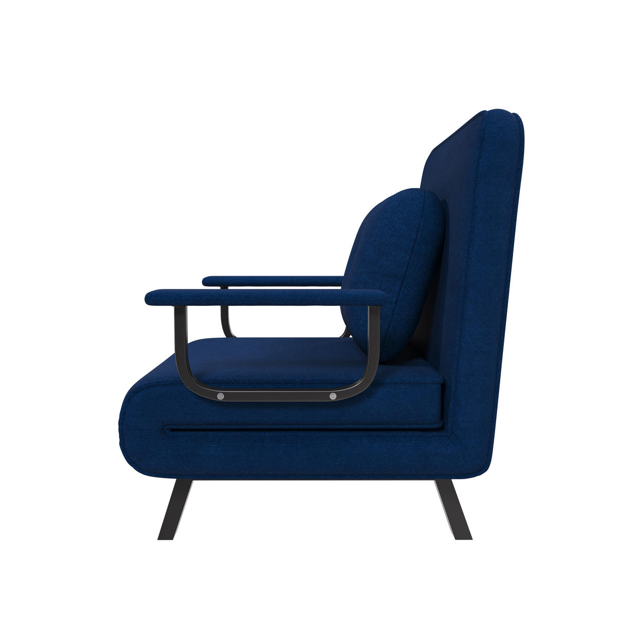 SCHLAFSESSEL 5-fach verstellbar mit Liegefunktion, DE-42425, Blau - Blau, Metall (60/79/60cm) - ComfortXL