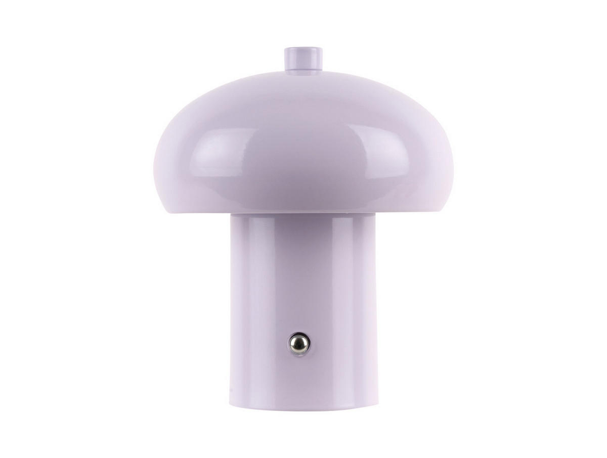 TISCHLAMPE Retro Seta Lila 12.5/12.5/15 cm - Lila, Metall (12.5/12.5/15cm) - Leitmotiv