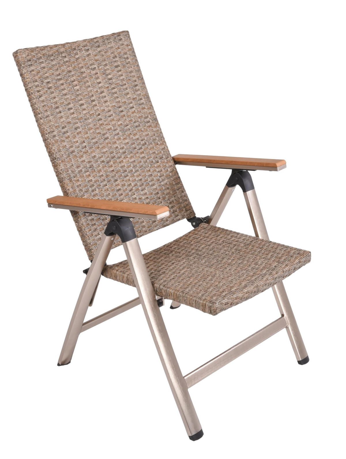 GARTEN-SITZGRUPPE Franz 7-teilig Gartenmöbel-Set - Grau, Kunststoff - DELUKE