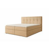BOXSPRINGBETT REF 120 x 200 cm mit Bettkasten – Eleganz und Komfort vereint. Farbe : Beige - Beige, Textil (120/200cm) - A&J MöbelLand