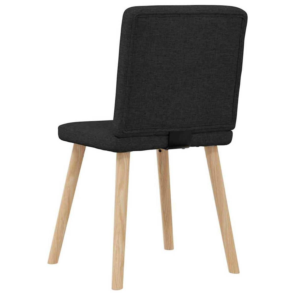 ESSZIMMERSTÜHLE 2 Stk. Schwarz Stoff 45*54*86cm - Schwarz, Metall (45/86/54cm) - ZMH