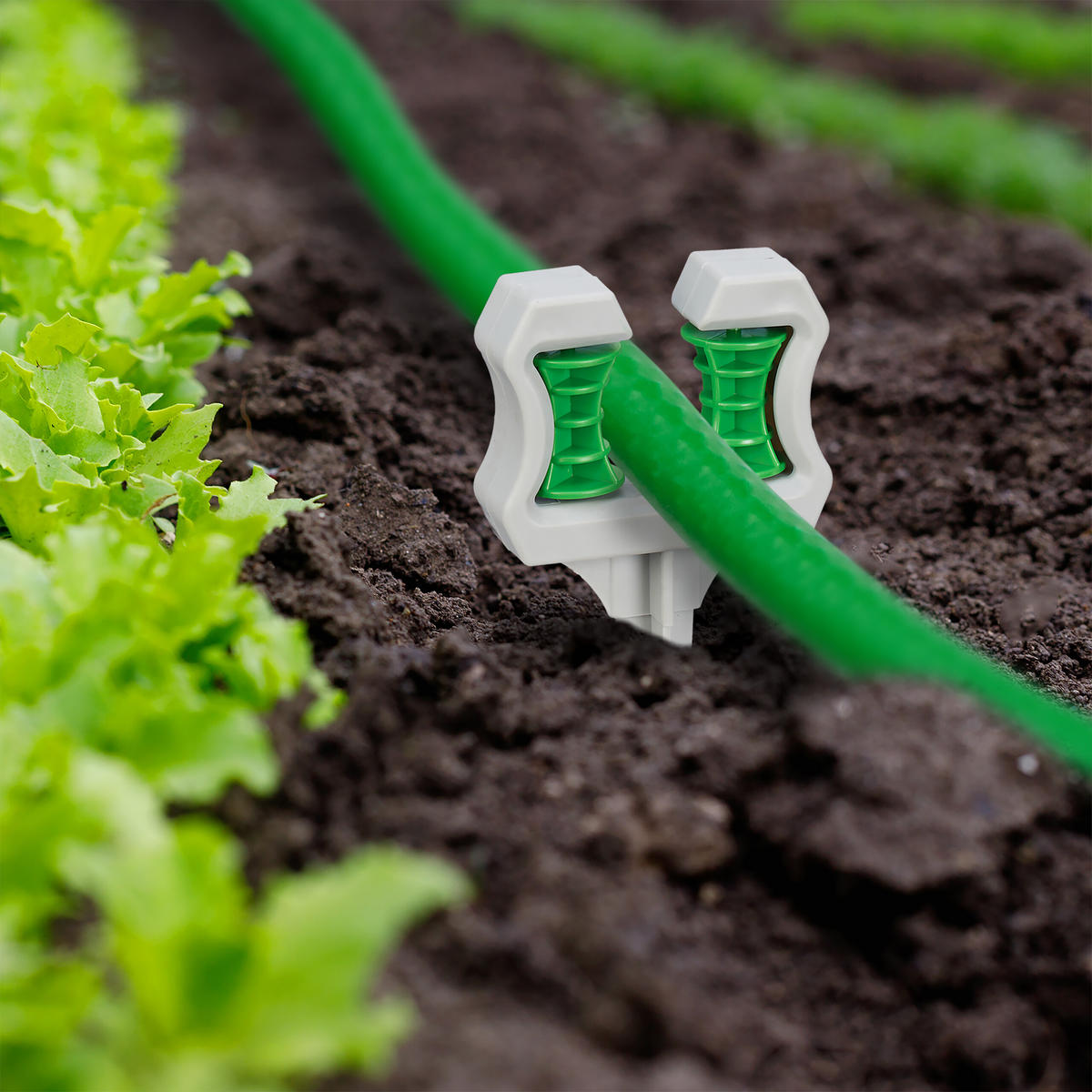 5XSCHLAUCHFÜHRUNG - Grau, Kunststoff (10/26/3.5cm) - Relaxdays