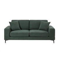 SOFA - 2 Personen - stoff - grün Jamolo - Grün, Textil/Metall (198/83/87cm) - Vente-Unique
