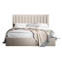 POLSTERBETT Cosmo - Beige/Naturfarben, Holz/Holzwerkstoff (160/200cm) - MIRJAN24